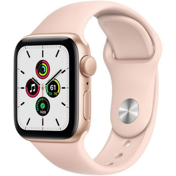 Pre-Owned Apple Watch SE 40mm GPS Gold Aluminum Case - Pink Sand Sport Band