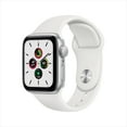 thumbnail image 1 of Apple Watch SE GPS, 40mm Silver Aluminum Case with White Sport Band - Regular, 1 of 9