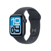 Apple Watch SE 3 [GPS + Cellular 40mm] Smartwatch with Midnight Aluminum Case with Midnight Sport Band - S/M