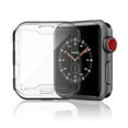 thumbnail image 1 of for Apple Watch Series 10 46mm Screen Protector Case, PC Hard Cover with Tempered Glass Film Ultra-Thin Slim Fit Scratch Resistant Protective Bumper for iWatch 46mm Accessories, Clear, 1 of 7
