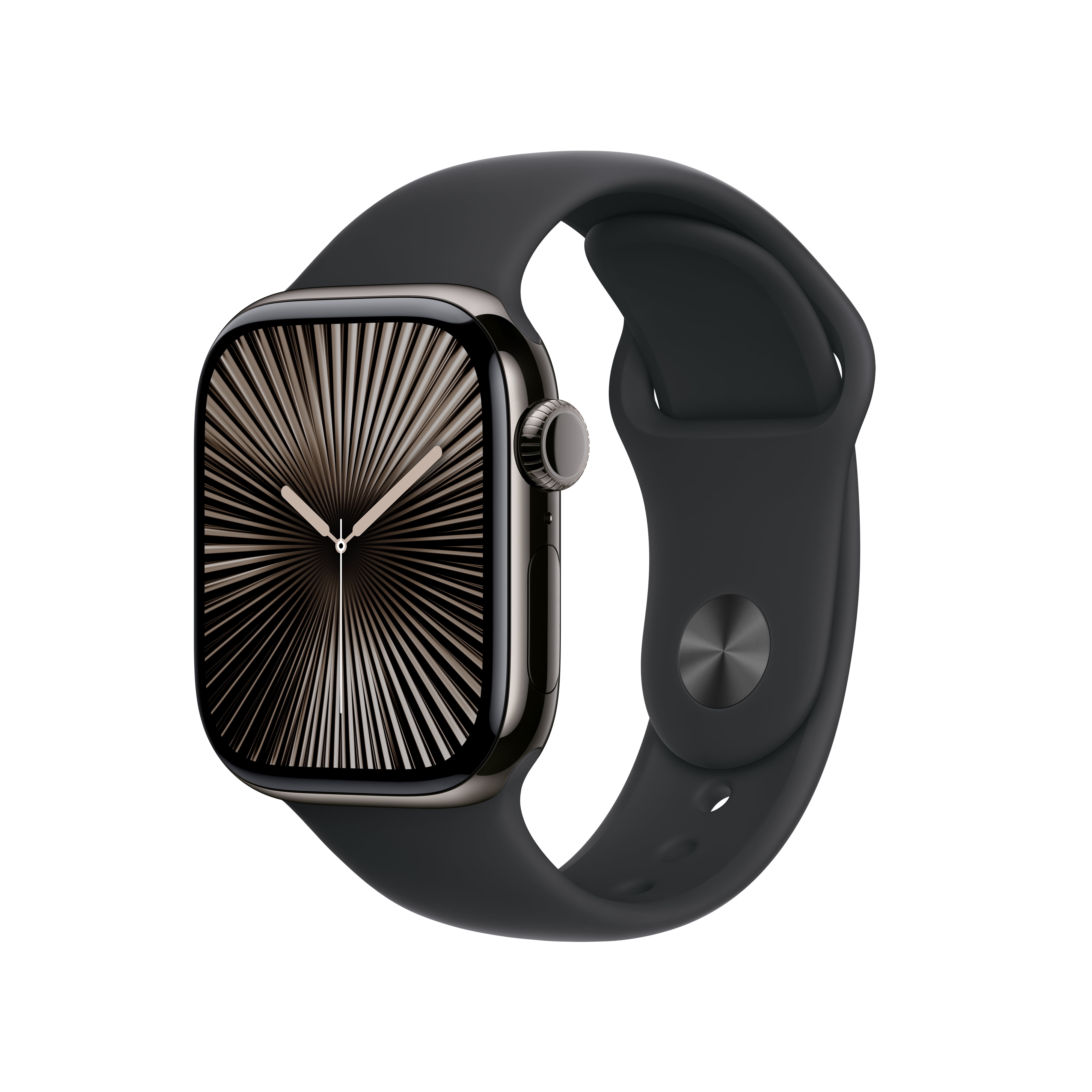 Apple Watch Series 10 GPS + Cellular 42mm Slate Titanium Case with 