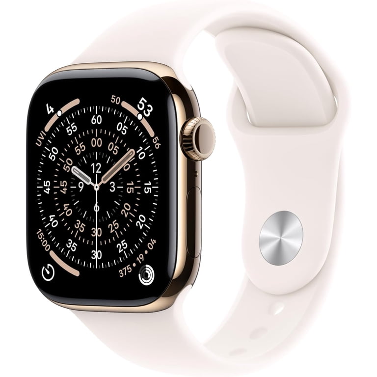 Apple Watch Series 11 [GPS + Cellular 46mm] Smartwatch with Gold