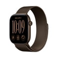 thumbnail image 1 of Apple Watch Series 12 GPS 46mm Dark Bronze Aluminum Case with Dark Bronze Milanese Loop - M/L, 1 of 11