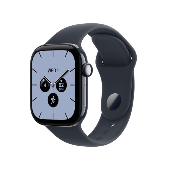 Apple Watch Series 12 GPS + Cellular 42mm Night Blue Ceramic Case with Navy Blue Sport Band - M/L