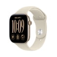 thumbnail image 1 of Apple Watch Series 12 GPS + Cellular 46mm Light Gold Aluminum Case with Sand Sport Band - S/M, 1 of 11