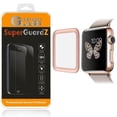 thumbnail image 1 of For Apple Watch Series 2 38 mm - SuperGuardZ 3D Curved FULL COVER Tempered Glass Screen Protector, Full Screen Coverage, Edge-To-Edge Protection [Rose Pink], 1 of 3