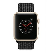Restored Apple Watch Series 2 - 38mm, WiFi - Gold with Black Sport Loop (Refurbished)