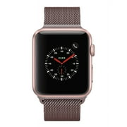 Restored Apple Watch Series 2 - 38mm, WiFi - Rose Gold with Brown Milanese Loop - (Refurbished)