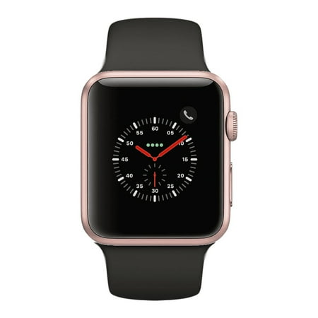 Restored Apple Watch Series 2 - 38mm, WiFi - Rose Gold with Gray Sport Loop (Refurbished)