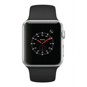 Pre-Owned Apple Watch Series 2 - 38mm, WiFi - Silver with Black Sport Band - Used
