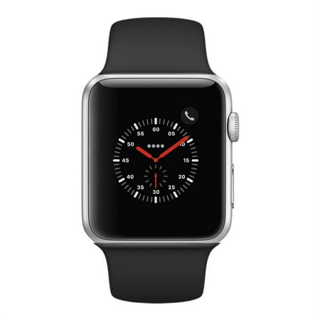 Pre-Owned Apple Watch Series 2 - 38mm, WiFi - Silver with Black Sport Band - Used