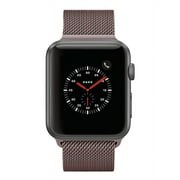Pre-Owned Apple Watch Series 2 - 38mm, WiFi - Space Gray with Brown Milanese Loop - Used