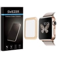 thumbnail image 1 of Apple Watch Series 2 42 mm [2-PACK] SWEZER FULL COVER Tempered Glass Screen Protector, Curved Edge Design, Edge-To-Edge Protection [Gold], 1 of 4