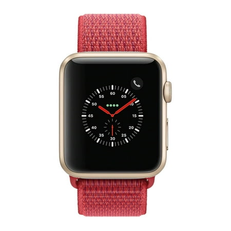 Pre-Owned Apple Watch Series 2 - 42mm, WiFi - Gold with Red Sport Loop - Used