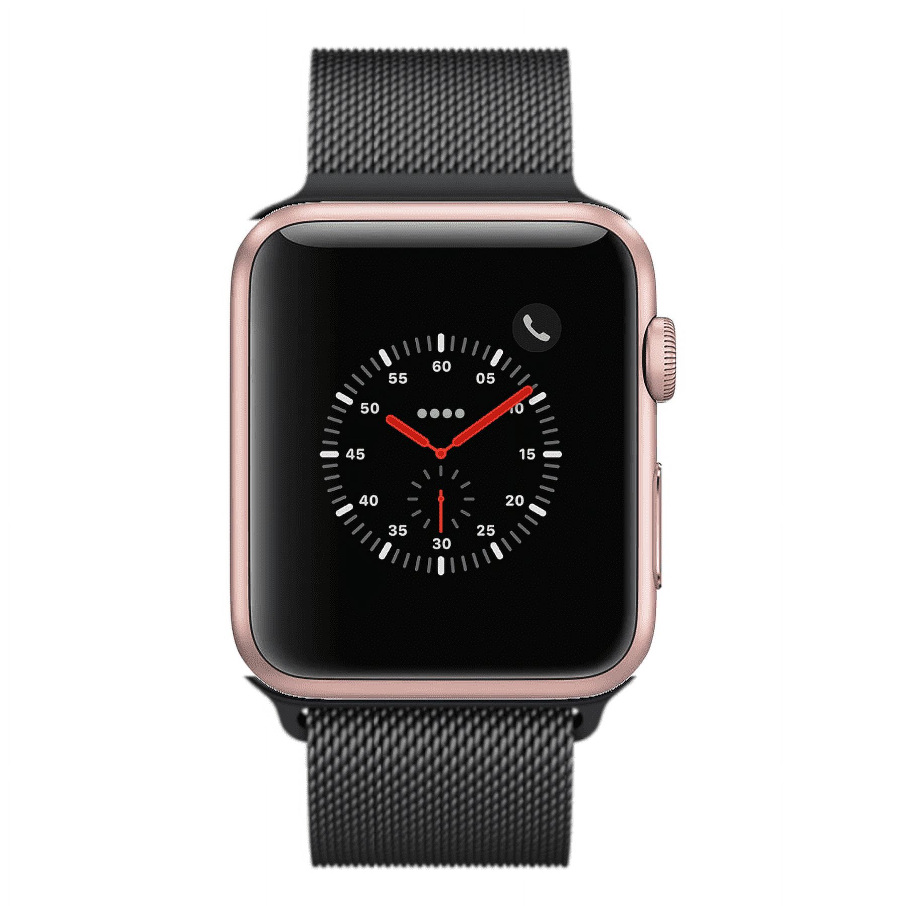 Apple Watch Series 2 - 42mm, WiFi - Rose Gold with Black Milanese