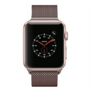 Pre-Owned Apple Watch Series 2 - 42mm, WiFi - Rose Gold with Brown Milanese Loop