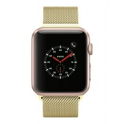 Restored Apple Watch Series 2 - 42mm, WiFi - Rose Gold with Rose Gold Milanese Loop (Refurbished)