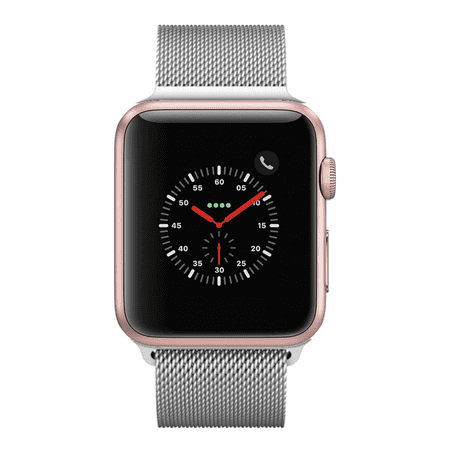 Pre-Owned Apple Watch Series 2 - 42mm, WiFi - Rose Gold with Silver Milanese Loop - Used