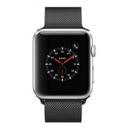 Pre-Owned Apple Watch Series 2 - 42mm, WiFi - Silver with Black Milanese Loop - Used