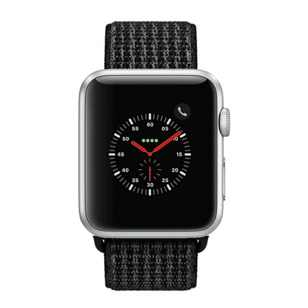 Pre-Owned Apple Watch Series 2 - 42mm, WiFi - Silver with Black Sport Loop - Used