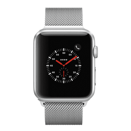 Pre-Owned Apple Watch Series 2 - 42mm, WiFi - Silver with Silver Milanese Loop - Used