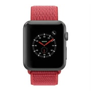 Pre-Owned Apple Watch Series 2 - 42mm, WiFi - Space Gray with Red Sport Loop