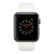 Pre-Owned Apple Watch Series 2 - 42mm, WiFi - Space Gray with White Sport Band - Used