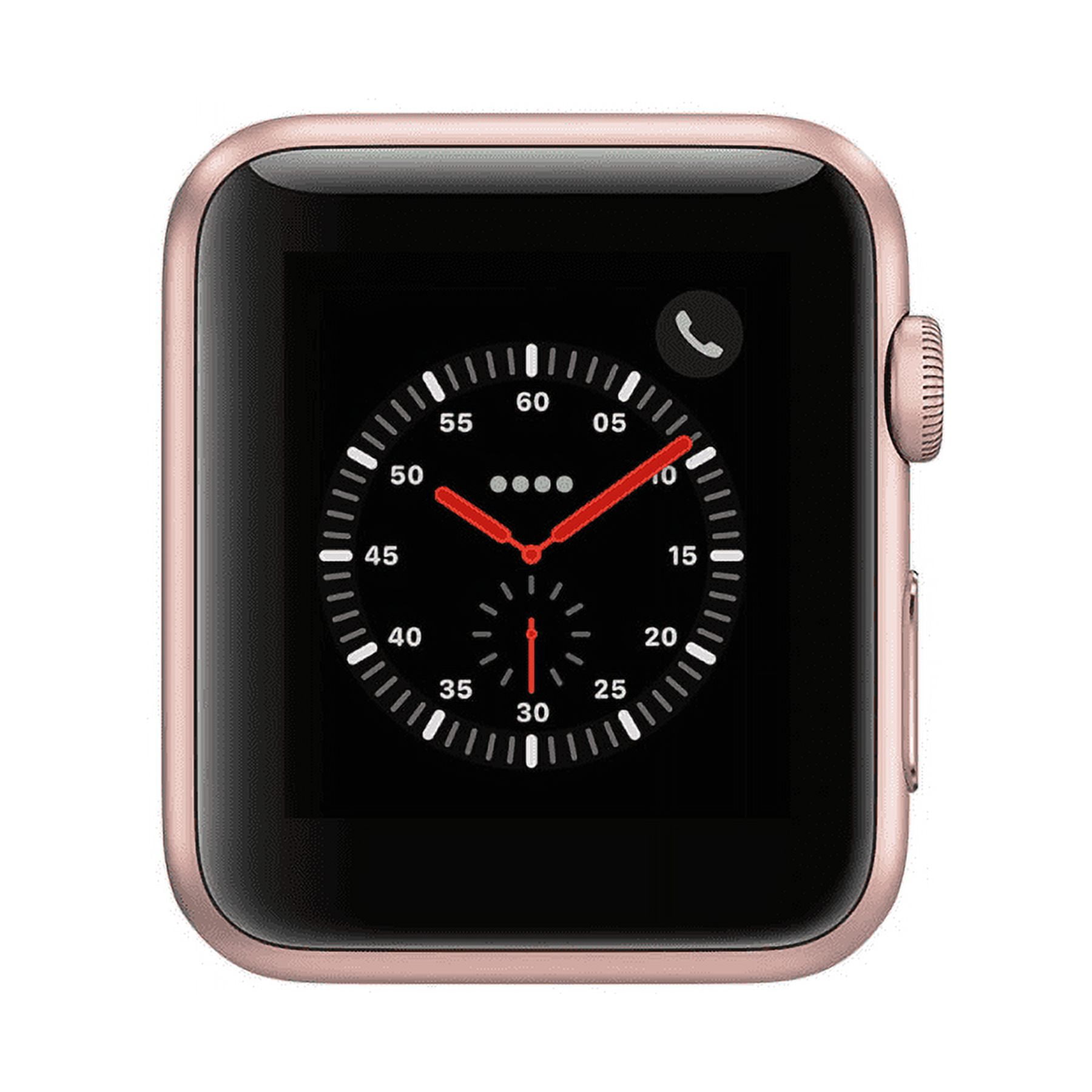 Apple Watch Series 3 42MM GPS Cellular Rose Gold Aluminum Case Gold Loop Non Retail Packaging