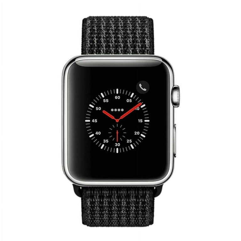 Apple Watch Series 3, 42MM, GPS + Cellular, Stainless Steel Case