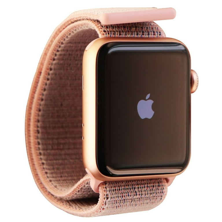 Apple Watch Series 3 42mm MQK72LL A Gold Case Pink Sport