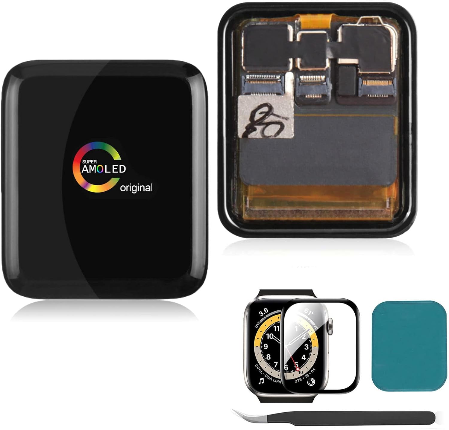 for Apple Watch Series 3 GPS Cellular 38mm 3nd generationch LCD Display Screen Replacement for Series 3 Iwatch LCD Digitizer Assembly Repair with Screen Protector GPS Cellular 38mm Walmart