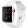 thumbnail image 1 of Apple Watch Series 3 - GPS+Cellular - 38mm - Sport Band - Aluminum Case, 1 of 2