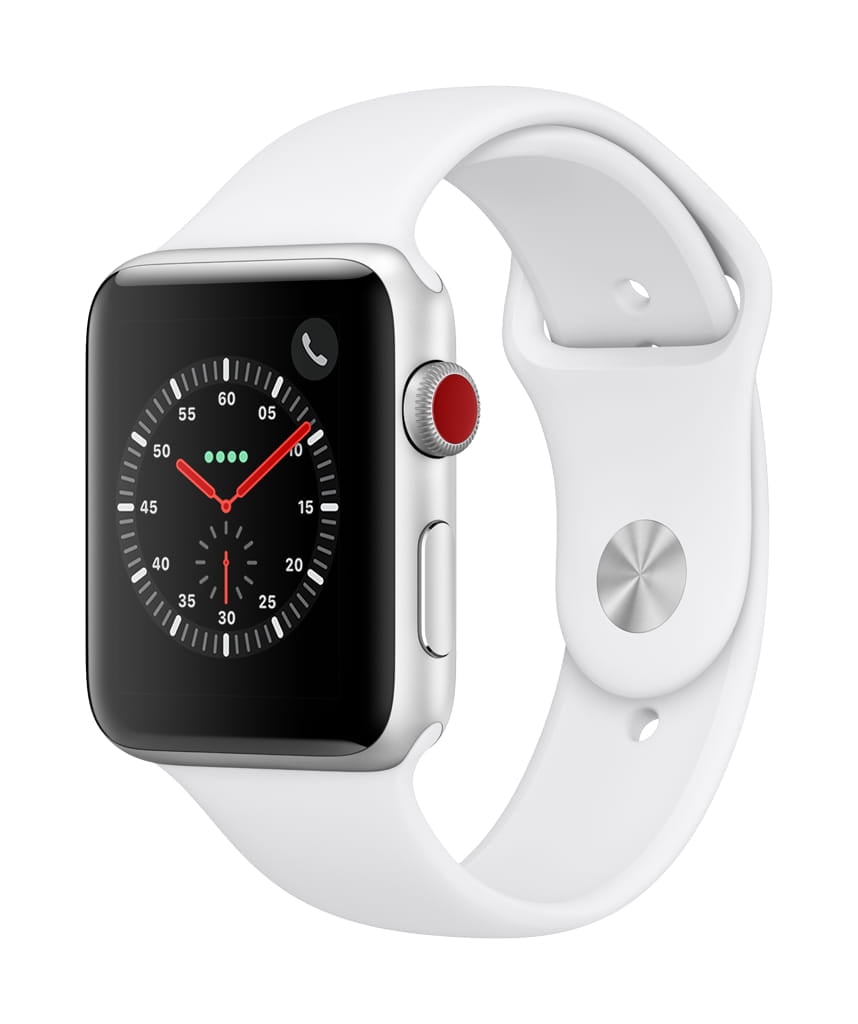 Apple Watch Series 3 GPS + Cellular - 42mm - Sport Band - Aluminum 