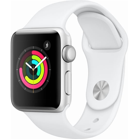 Apple Watch Series 3 GPS Silver - 38mm - White Sport Band