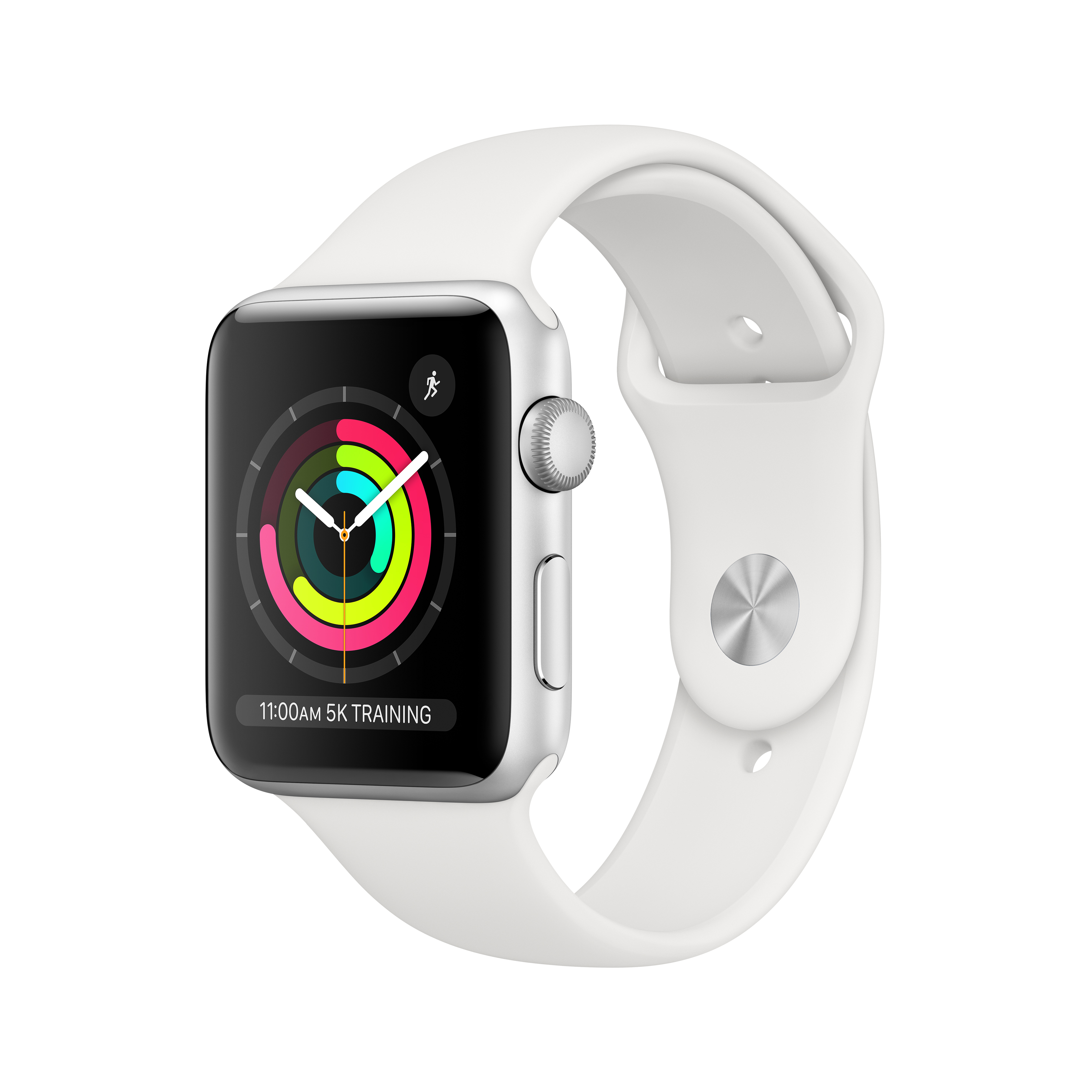 Apple Watch Series 3 GPS Silver - 42mm - White Sport Band - image 1 of 6