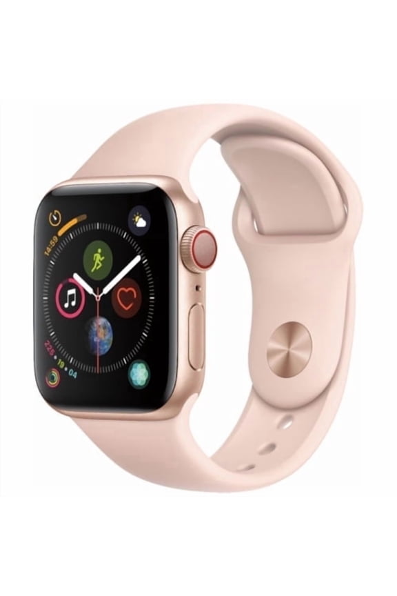 Pre-Owned Apple Watch Series 4 44mm GPS + Cellular Smart Watch with 10 Hour Battery Life, 1 Each