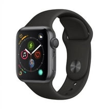 Apple Watch Series 4 44mm Space Gray Aluminum Case With Black Sports Band (GPS + Cellular) - Used