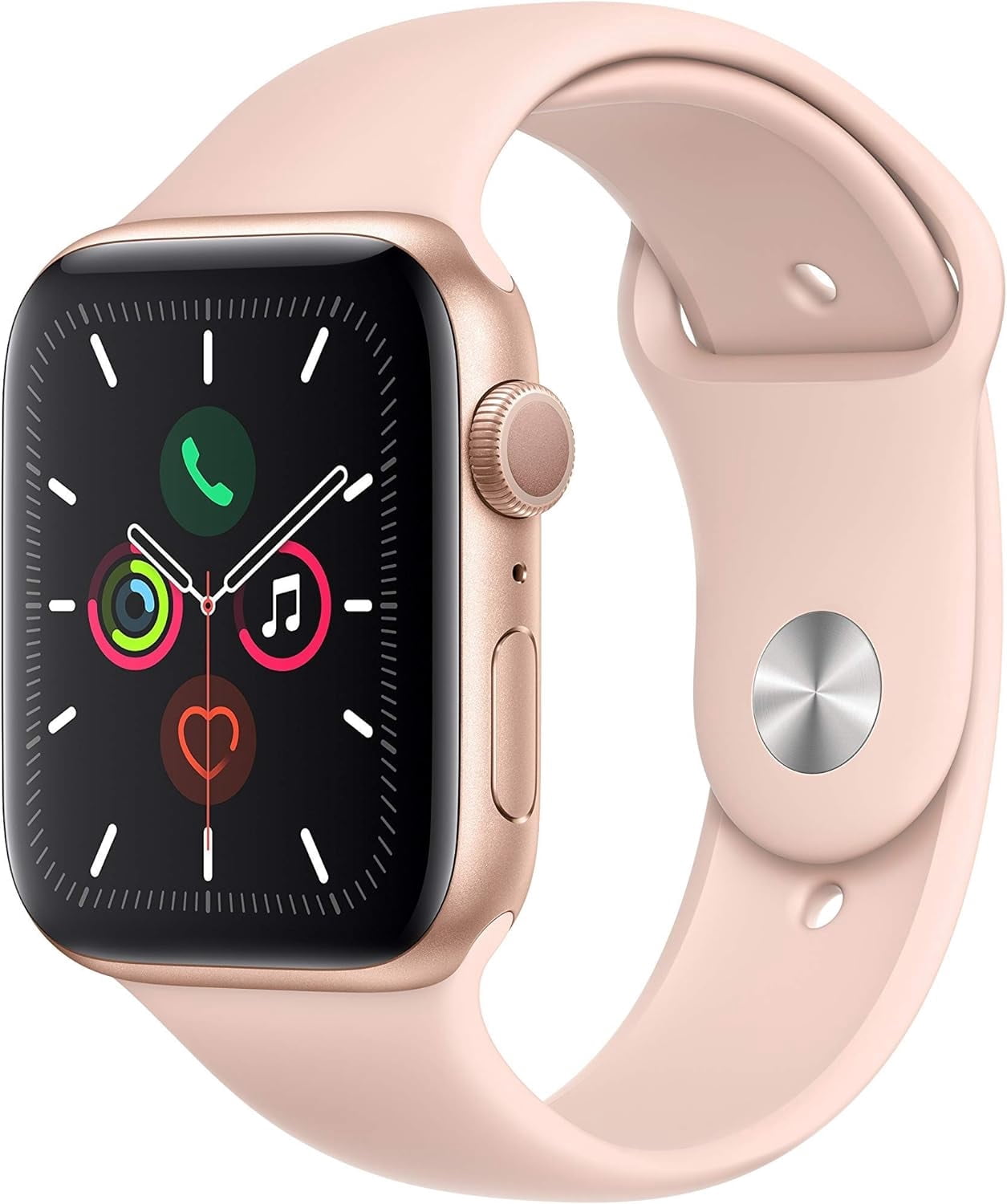 Apple Watch Series 5 GPS Smart Watch, 40mm Space Gray Aluminum Case with Black Sport Band