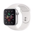 thumbnail image 1 of Pre-Owned Apple Watch Series 5 (GPS, 44mm) Silver Aluminum Case with White Sport Band - Heavily Used, 1 of 1