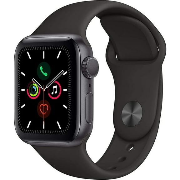 Pre-Owned Apple Watch Series 5 (GPS   Cellular, 44mm) Space Gray Aluminum with Black Sport Band