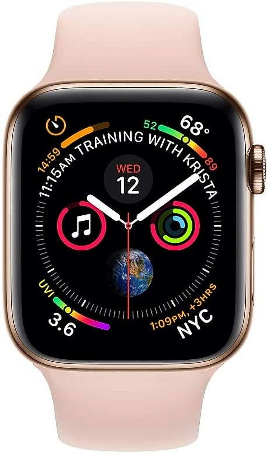 Apple Watch Series 5 GPS ONLY 44mm Gold Stainless Steel Case and Sport Band  (Scratch and Dent)