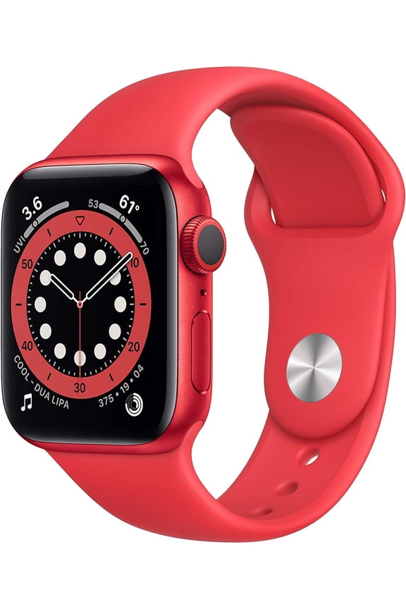 Pre-Owned Apple Watch Series 6 Aluminum 40mm (GPS Only) Smart Watch, Red