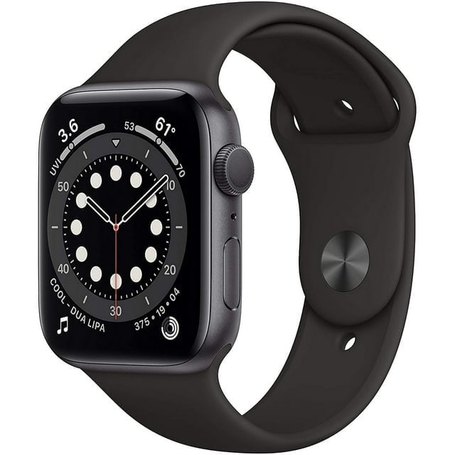 Pre-Owned Apple Watch Series 6 (GPS) 40 mm Space Gray Aluminum Case with Black Sport Band, ( )