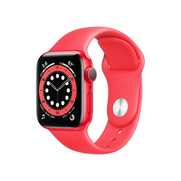 Apple Watch Series 6 GPS, 40mm PRODUCT(RED) Aluminum Case with Sport Band -  Regular 