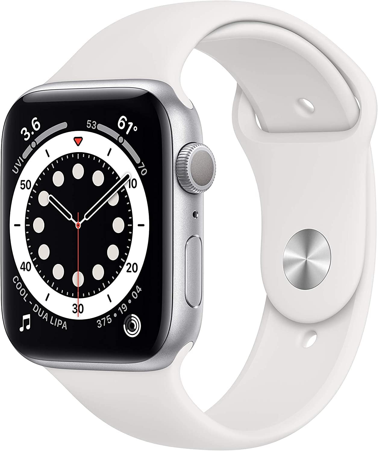 Apple watch series 6 space gray aluminum case black sport band hotsell