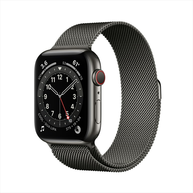Apple Watch Series 6 GPS + Cellular, 44mm Graphite Stainless Steel