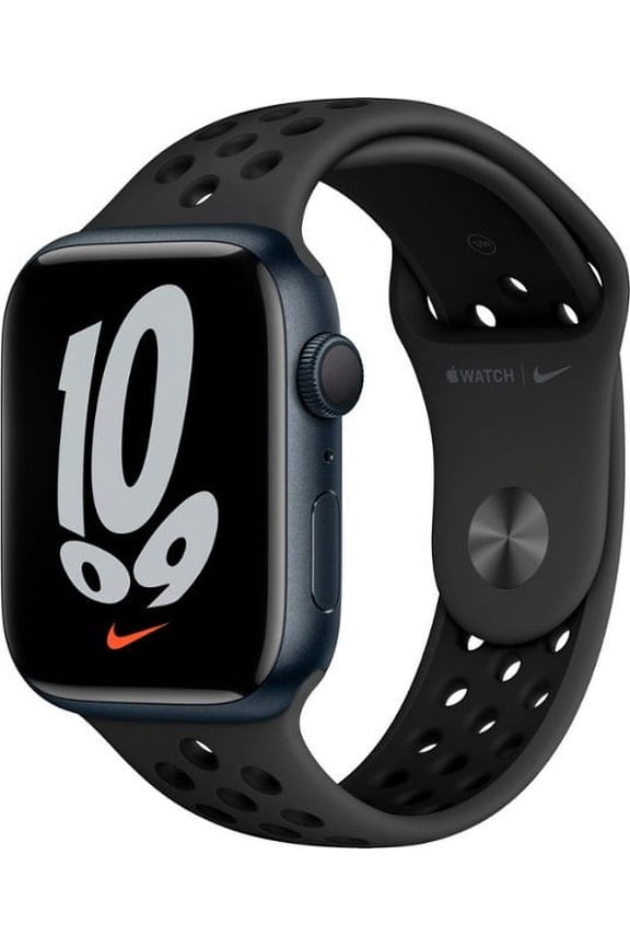Pre-Owned Apple Watch Series 7 45mm GPS Nike Edition Aluminum Case, Midnight