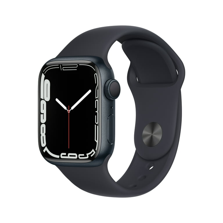 Apple Watch Series 7 GPS, 41mm Midnight Aluminum Case with