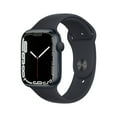 thumbnail image 1 of Apple Watch Series 7 GPS, 45mm Midnight Aluminum Case with Midnight Sport Band - Regular, 1 of 10