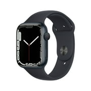 Apple Watch Series 7 GPS + Cellular, 41mm Midnight Aluminum Case with Midnight Sport Band - Regular